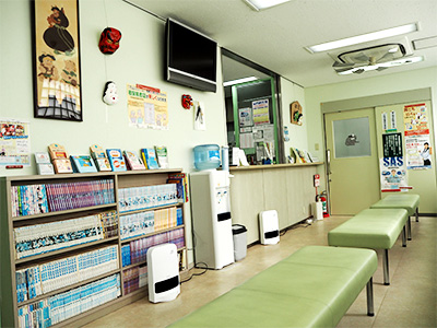 待合室　| 尼崎市 塚口 中耳炎 花粉症